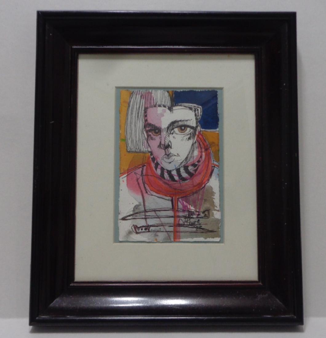 Original Hand Painted J. Rivera - Signed - Wood Framed (1 of 4)