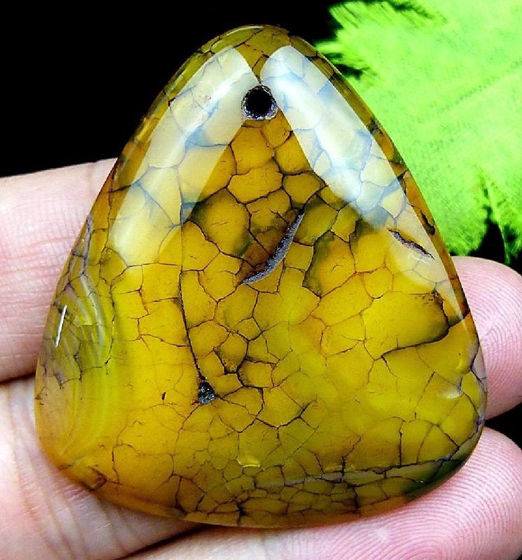 Yellow Agate Pendant Bead (1 of 1)