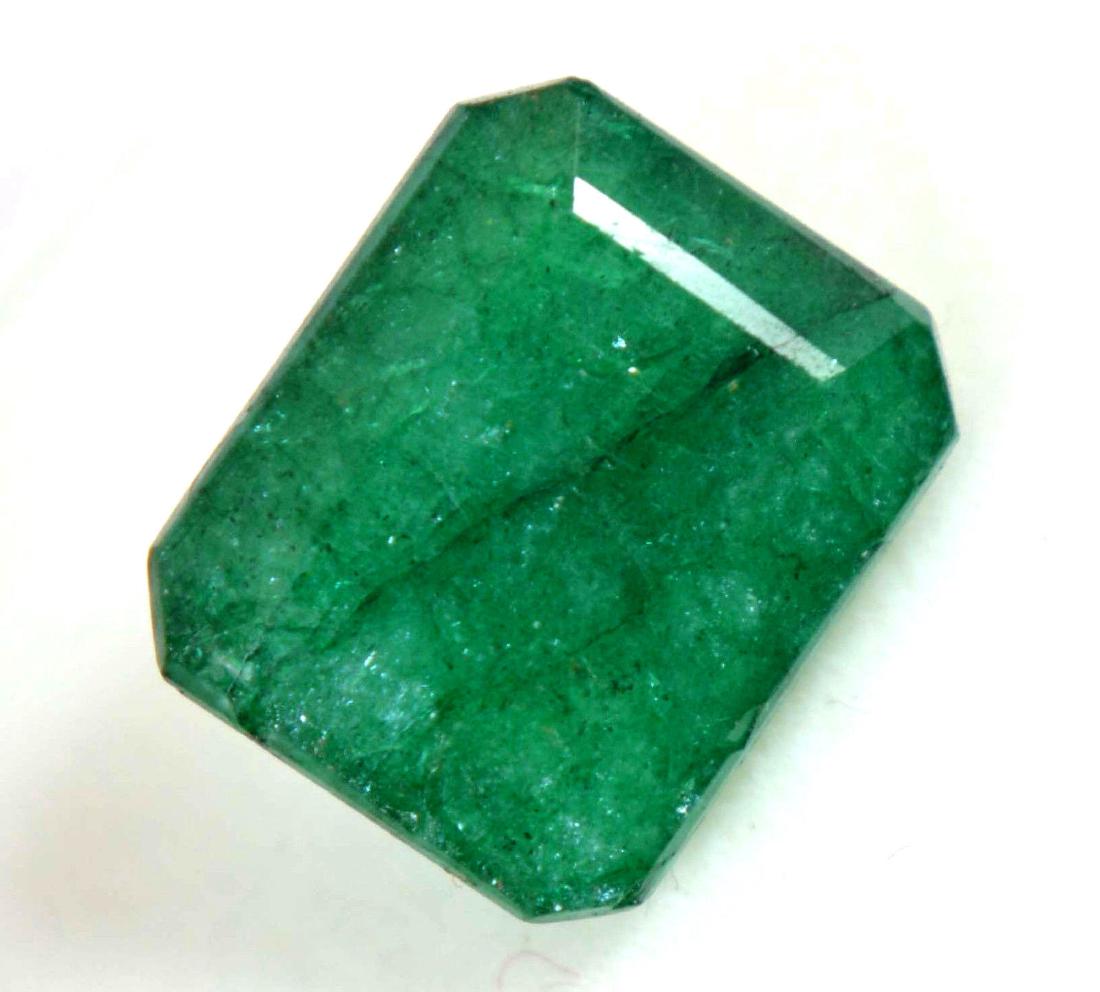 8.55 Ct Natural Green Emerald GGL Certified (1 of 2)