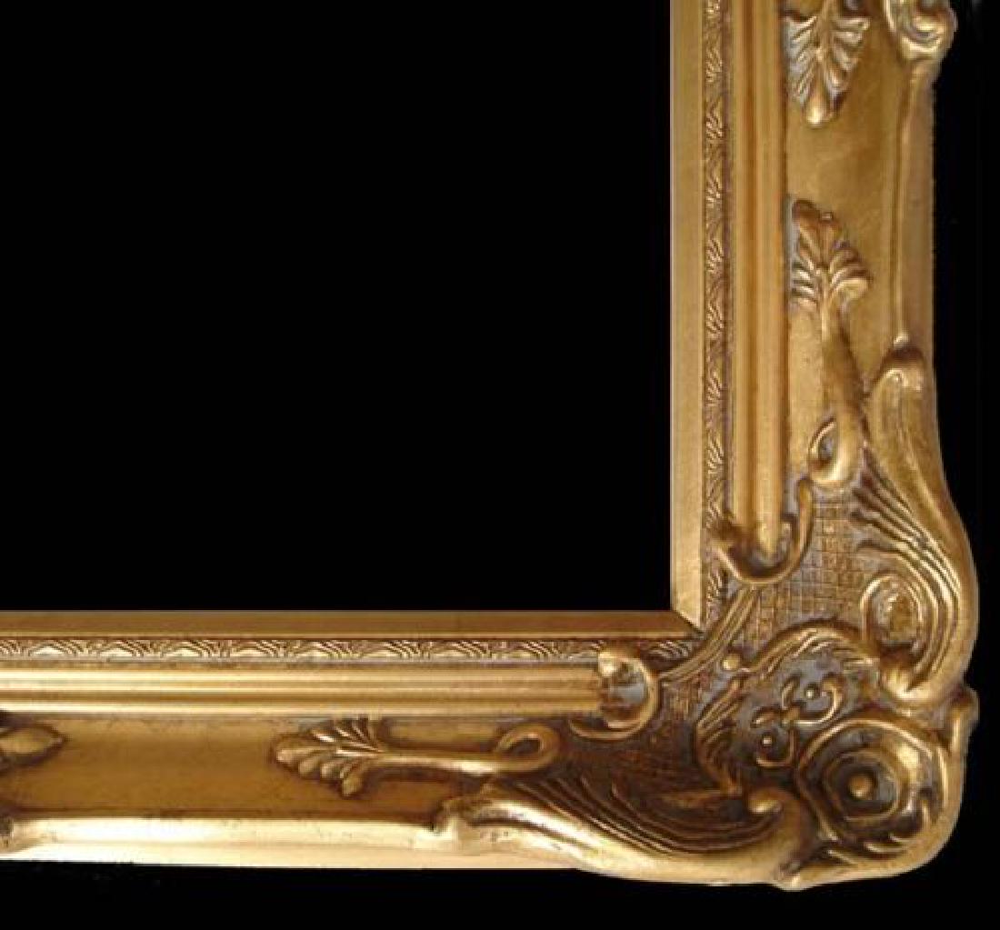 Wood Picture Frame Ornate Antique Gold 24" x 36" #13 (1 of 2)