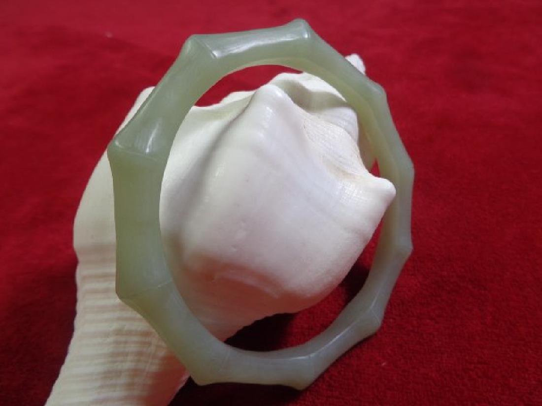 Certified Chinese Natural Hetian Jade Bracelet (1 of 4)