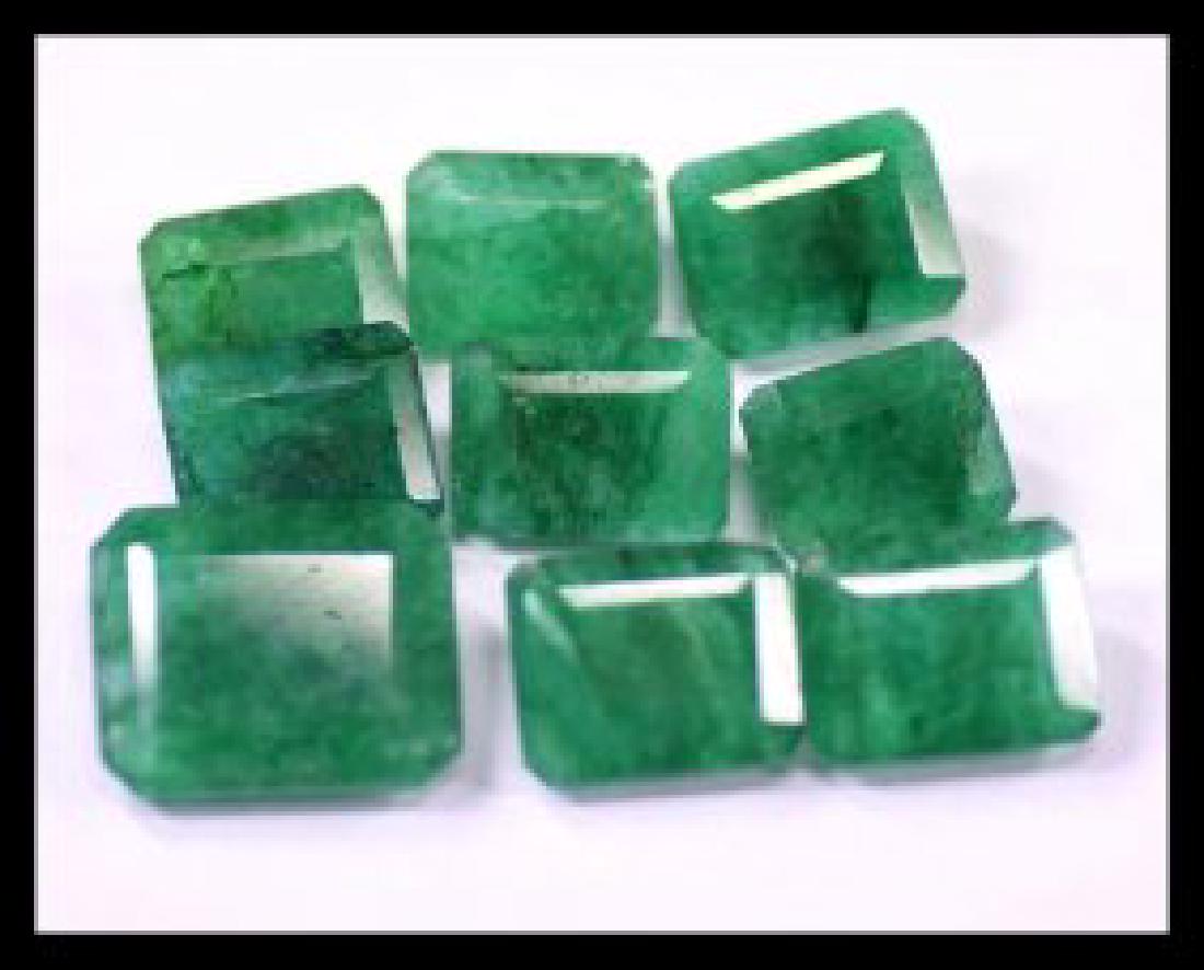 Natural 68.50 Ct /9 Pcs Emerald Gemstone~Lot (1 of 1)