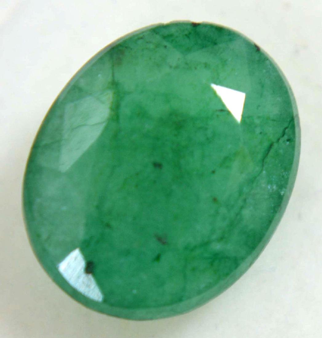 6.30 Ct Natural Green Colombian Emerald GGL Certified (1 of 2)