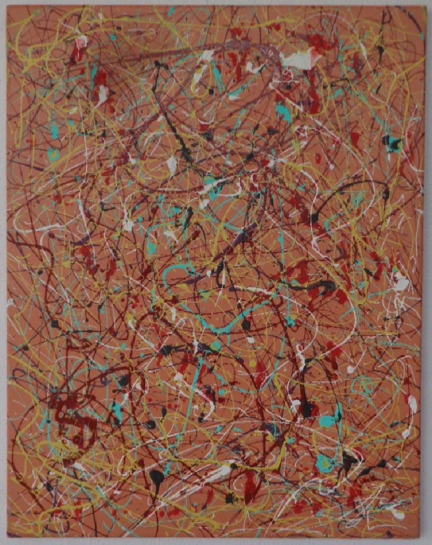 R Medina (1958 Ame) New York - Original Abstract (1 of 4)