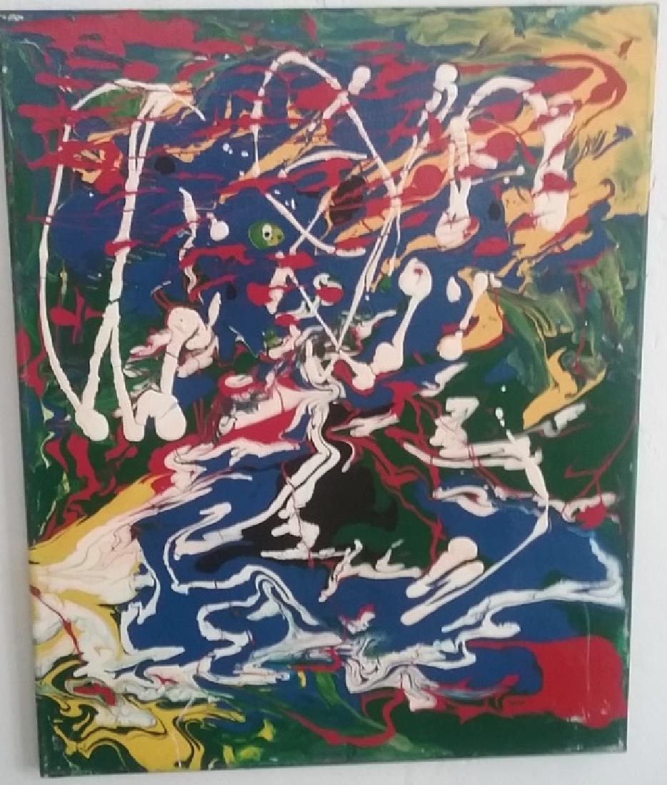 R Medina (1958 Ame) New York - Original Abstract (1 of 1)