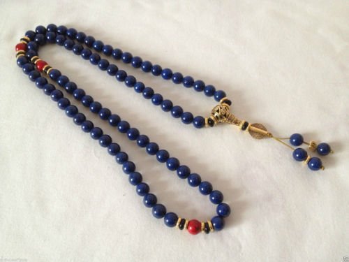 Lapis lazuli Buddhist Buddha Prayer (1 of 1)