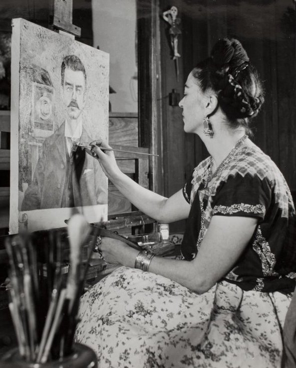 Frida Kahlo Photo: Frida Kahlo Photo size : 8 x 10 inches.