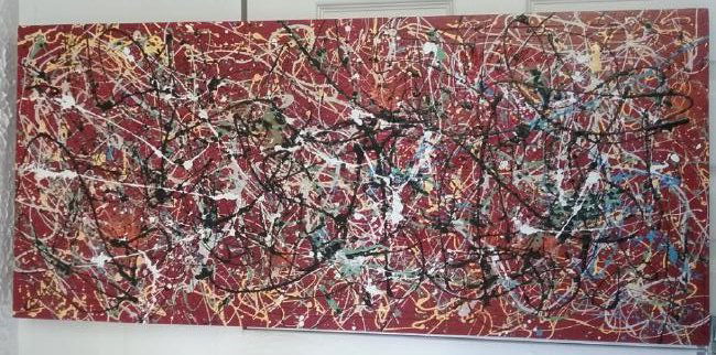 1951 Jackson Pollock Abstract Painting (1 of 4)