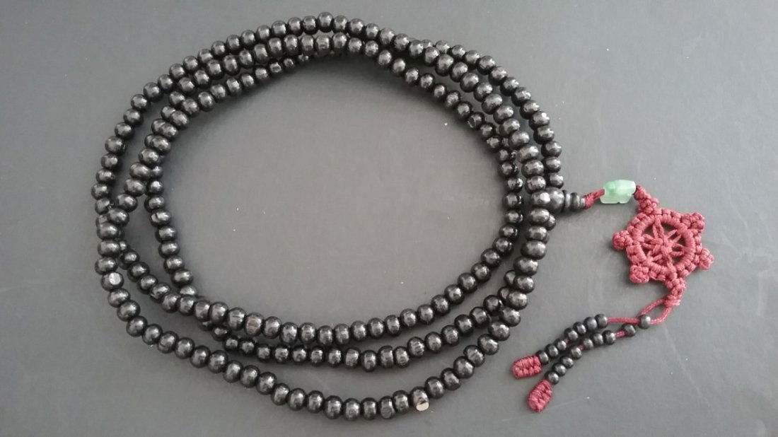 Buddha Meditation Sandalwood 216 Prayer Bead 6mm Mala (1 of 1)