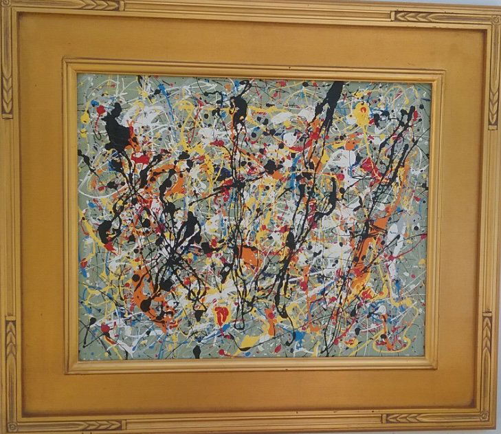 1951 Jackson Pollock Abstract Painting (1 of 4)