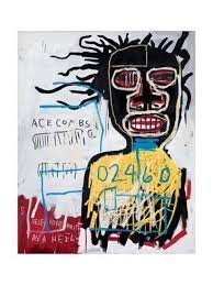 Jean- Basquiat Self Portrait Lithograph Print (1 of 1)