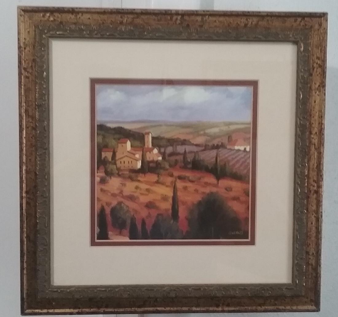 Landscaping Print signed J Wienes (1 of 2)