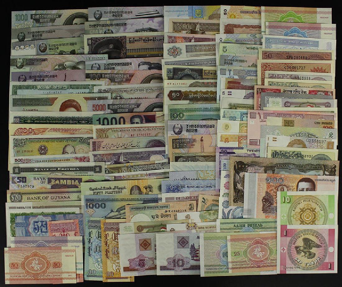 Lot 100 Banknotes Currency (1 of 1)