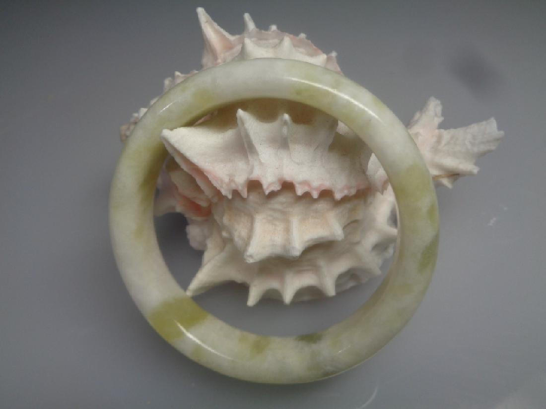 Natural Yellow Lemon Jade Bangle. 59mm (1 of 1)