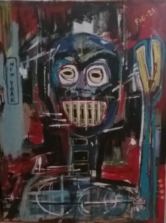 Jean-Michel Basquiat New York Street Art Painting (1 of 4)