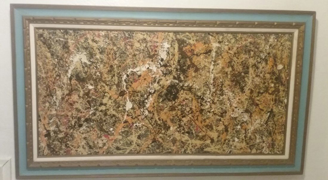 1951 Jackson Pollock Abstract Painting (1 of 4)