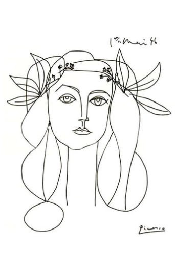 PABLO PICASSO - CANVAS ART PRINT (1 of 1)
