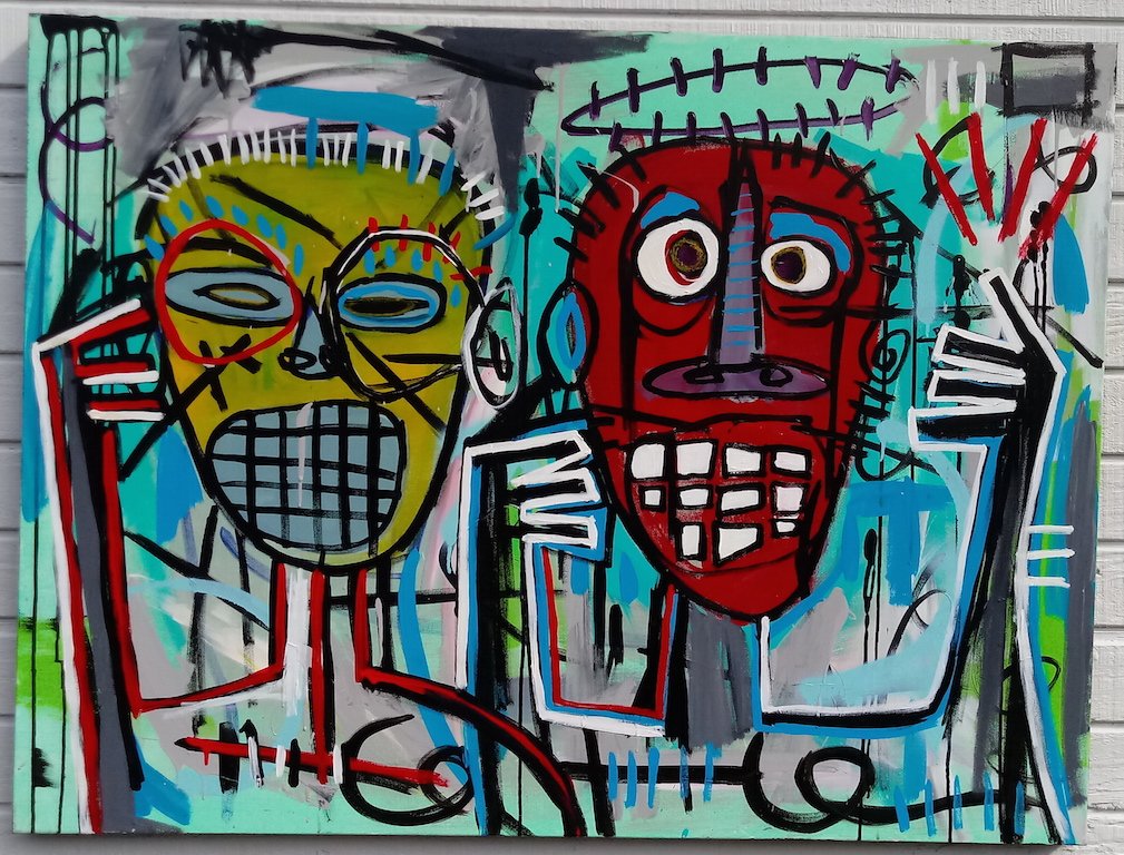 Jean-Michel Basquiat New York Street Art Painting (1 of 4)