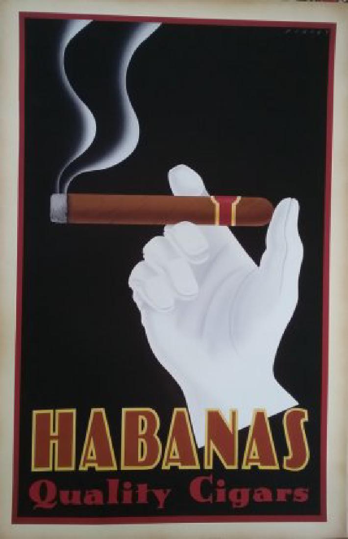 Habanas Quality Cigars Lithograph Print (1 of 1)