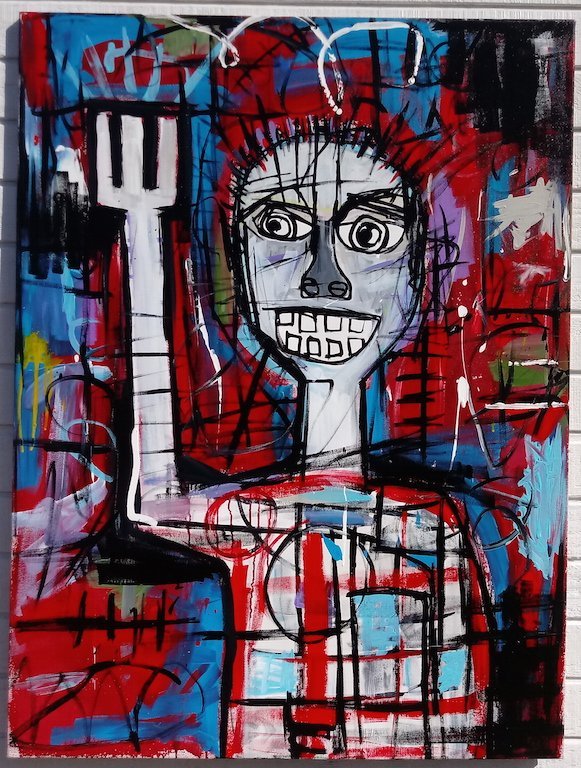 Jean-Michel Basquiat New York Street Art Painting (1 of 4)