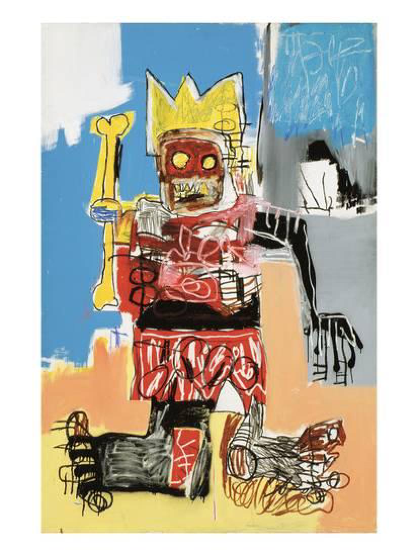 Jean- Basquiat Untitled 1982 Lithograph Print (1 of 1)