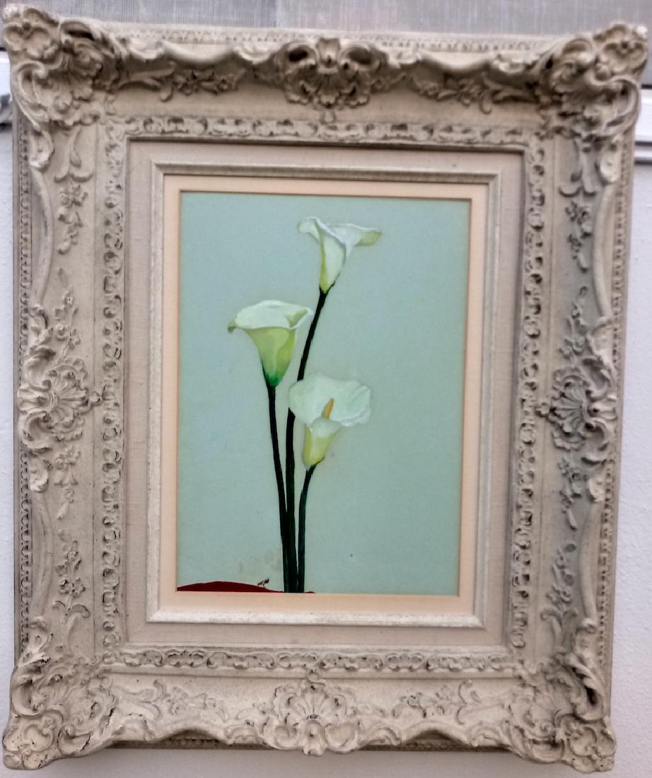 Original Painting On Canvas Antique Wood Frame (1 of 6)