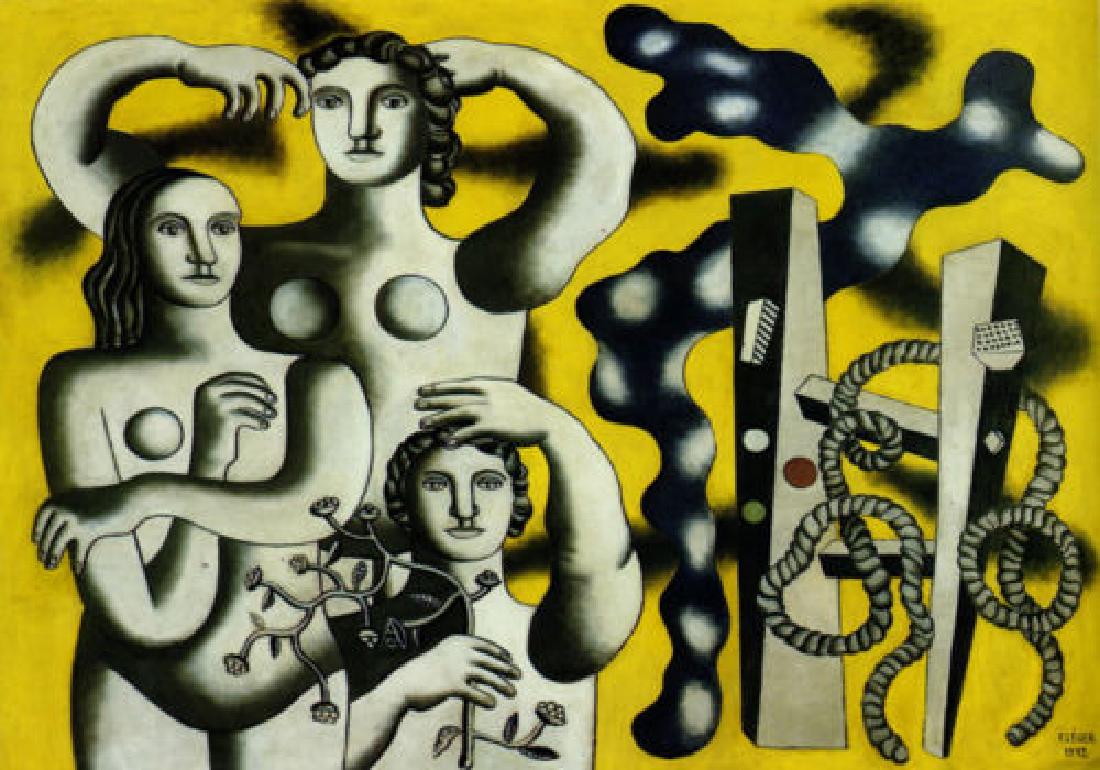 FERNAND LEGER - CANVAS ART PRINT (1 of 1)