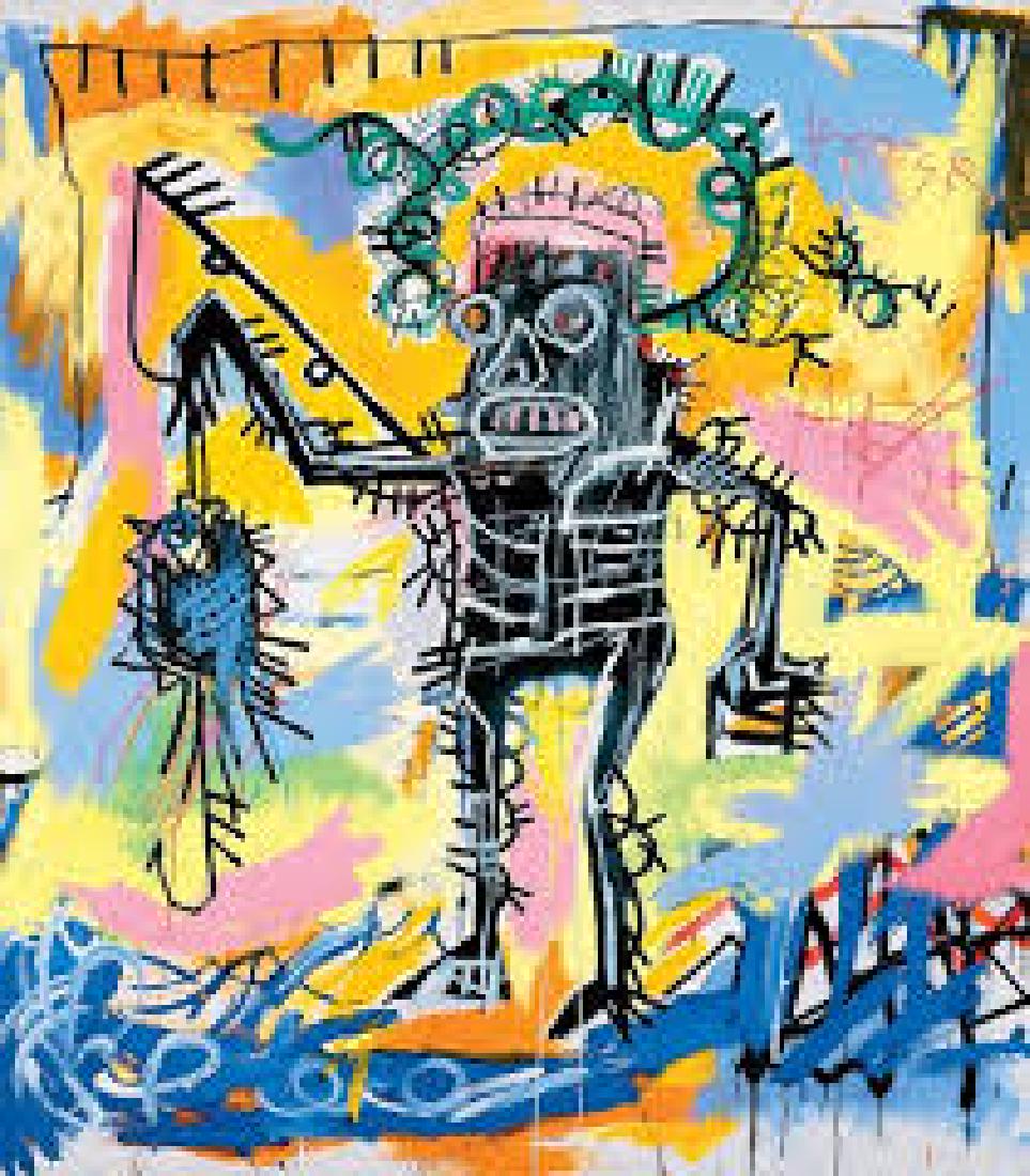 Jean Basquiat Untitled 1981 Art Print Size: 16 x 16 Inc (1 of 1)