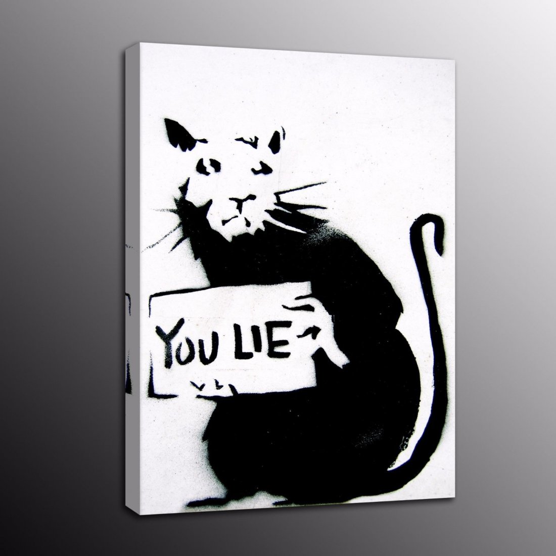 Banksy Art Canvas Print Street Art (1 of 1)