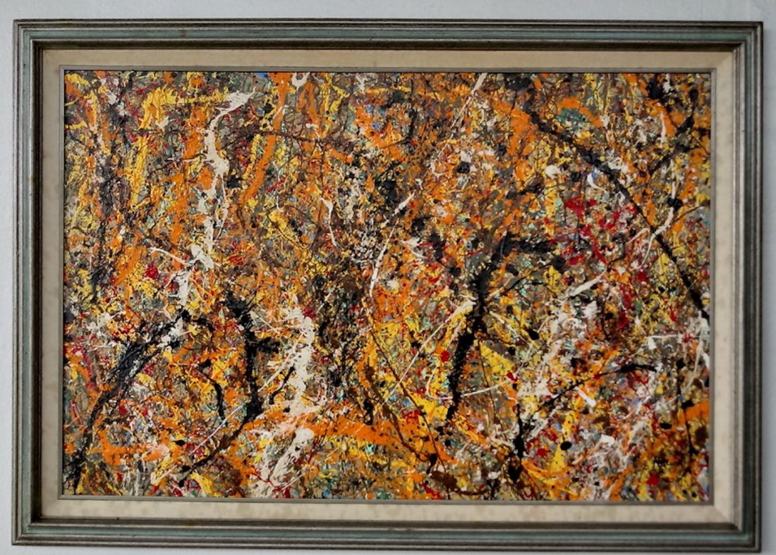 Jackson Pollock Style Of Abstract Expressionist (1 of 6)