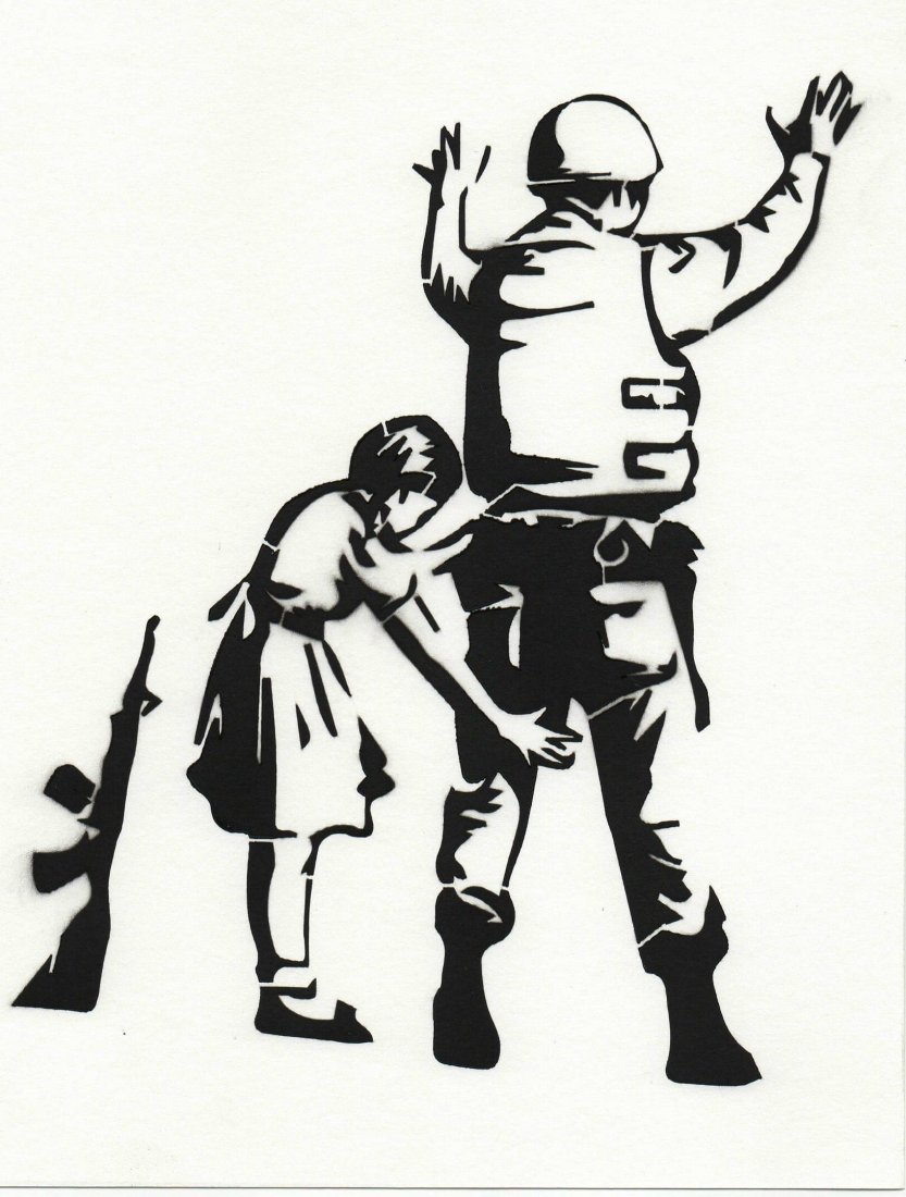 Banksy Spray Painting (1 of 1)
