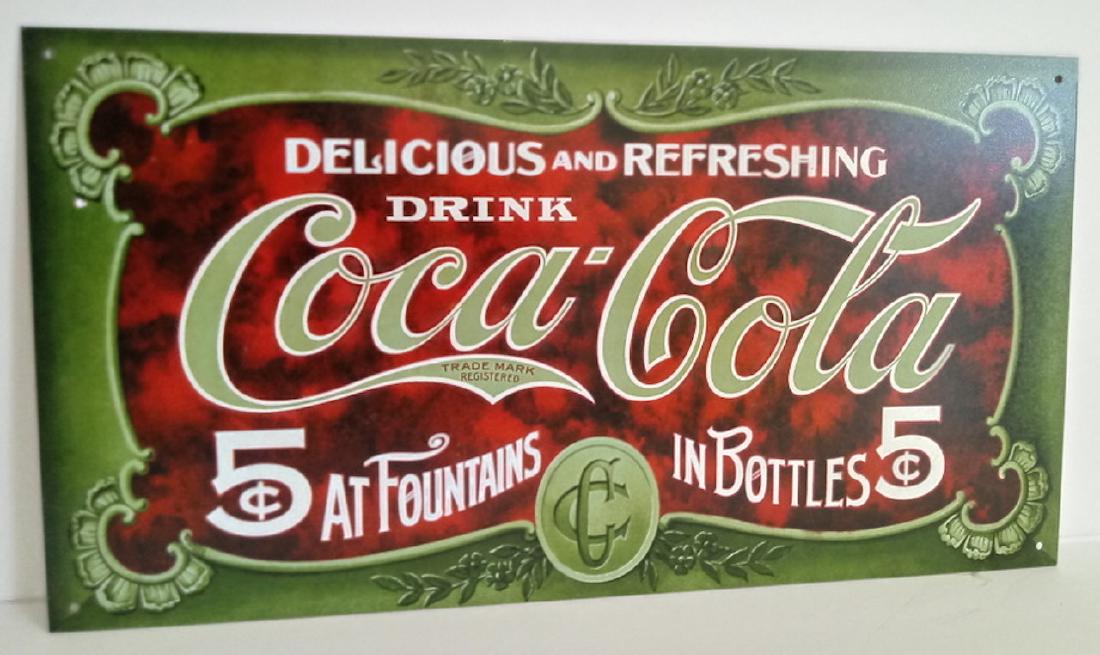 Coca Cola Metal Sign (1 of 2)