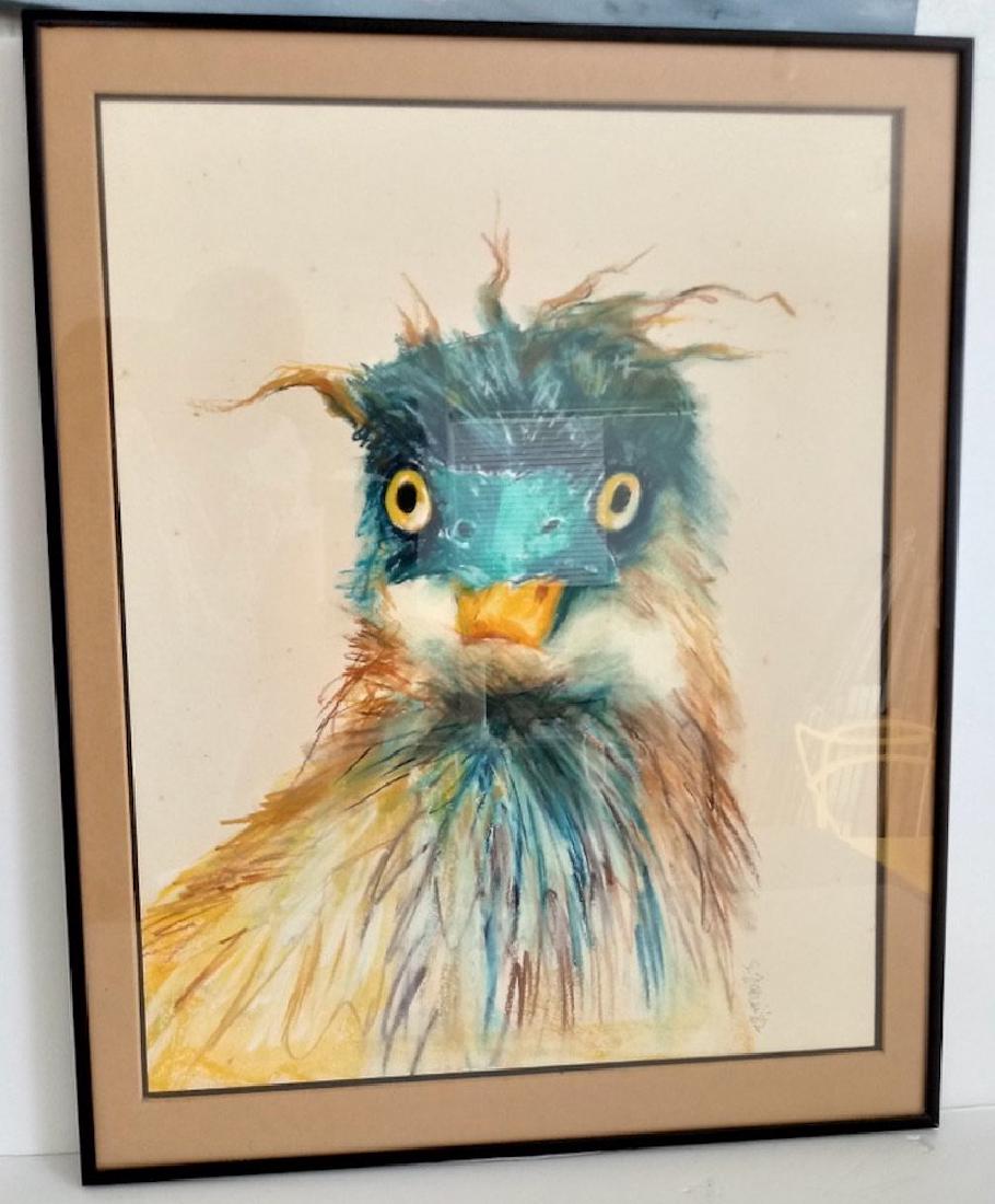 Original WaterColor Drawing on Paper signed (1 of 4)