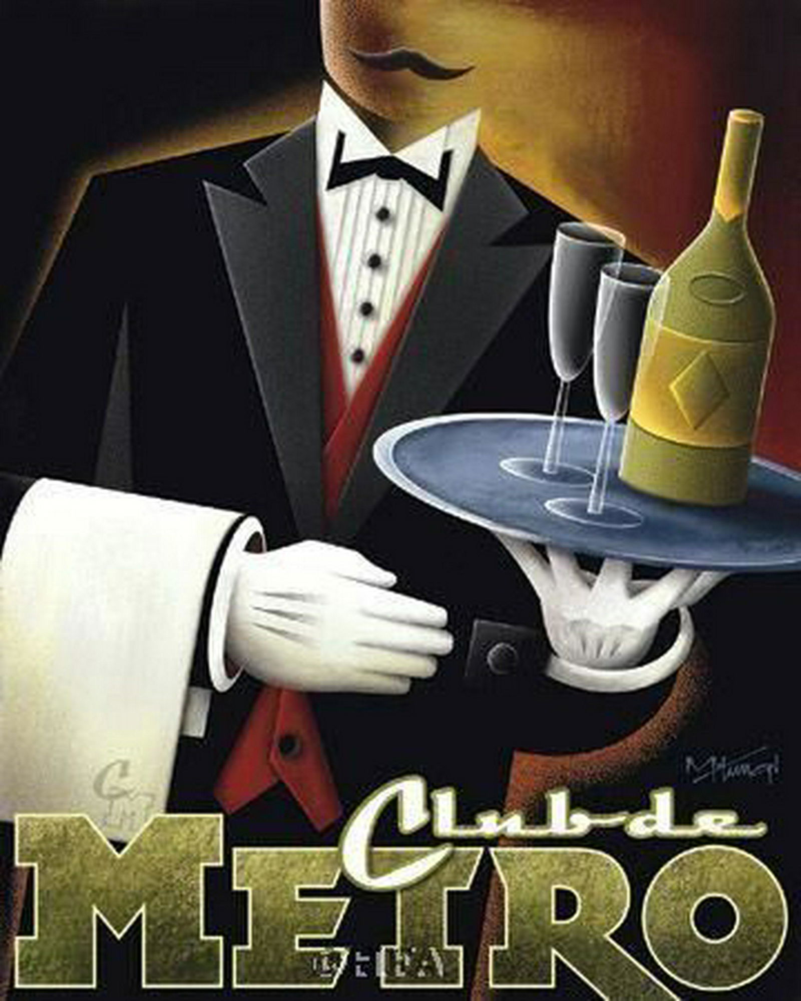 Club Metro Art Print: Club Metro Art Print . measurement : 18 x 22 inches