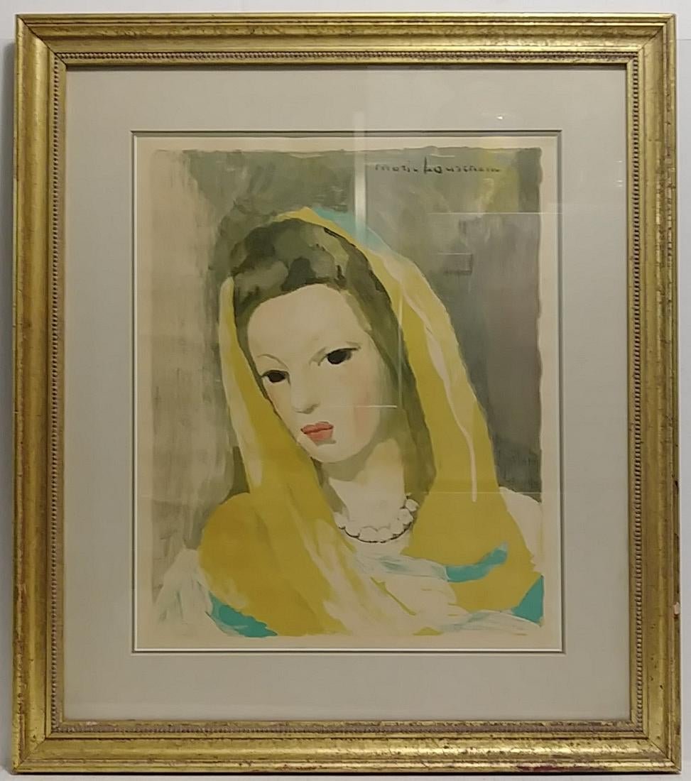 Marie LAURENCIN (French,  1883-1956). Cubist (1 of 3)