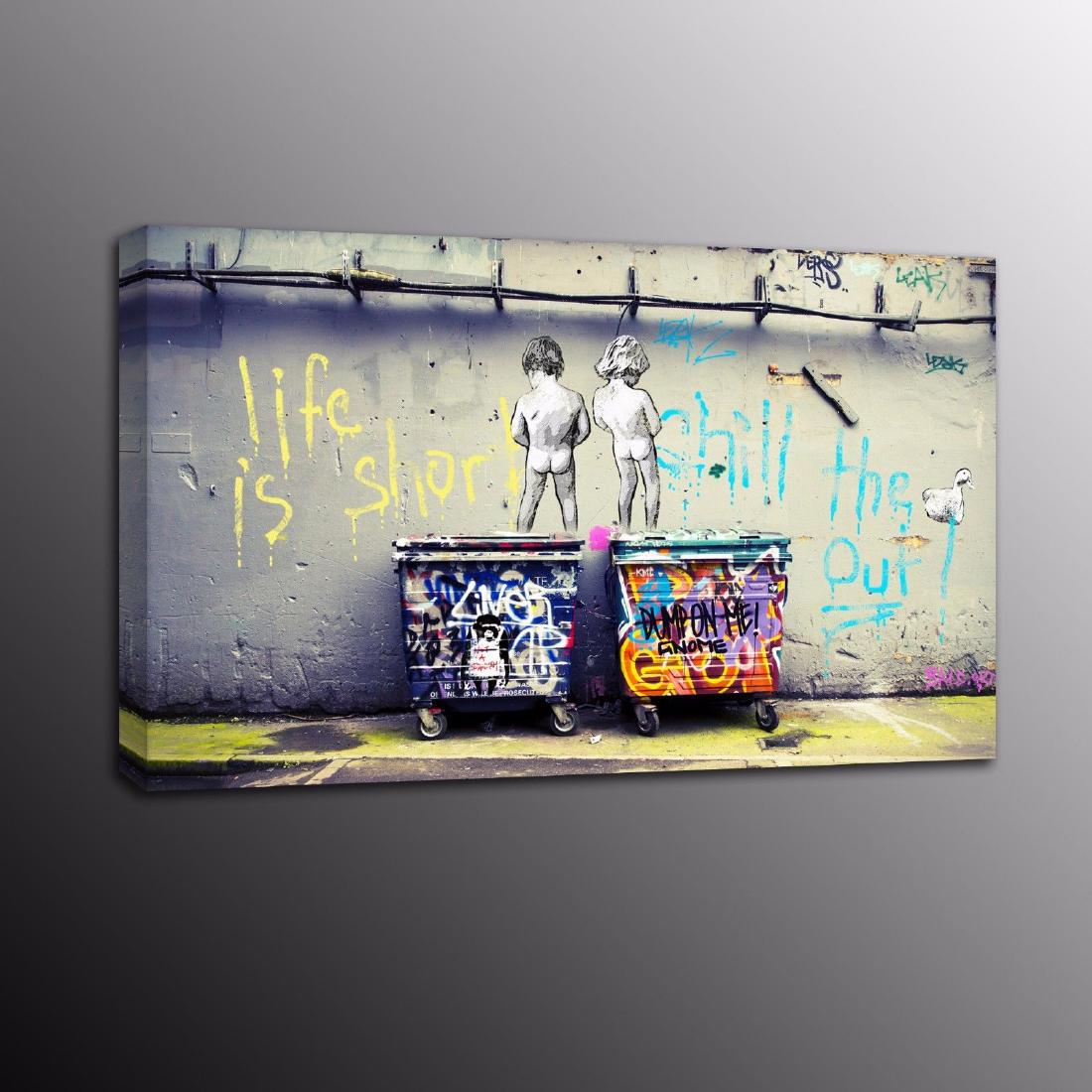 Bansky- CANVAS ART PRINT (1 of 1)
