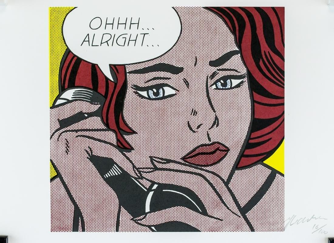 Roy Lichtenstein litho (1 of 1)