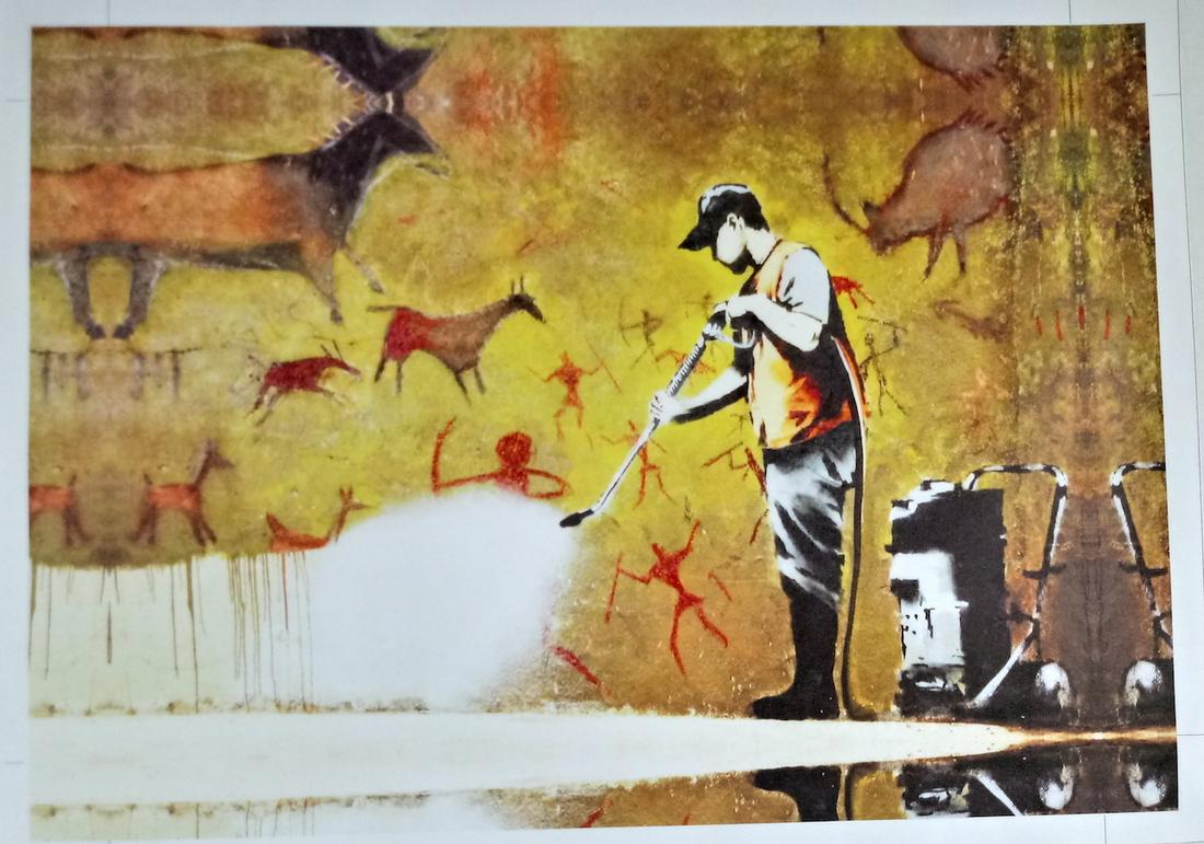 Banksy Print on Canvas (1 of 1)
