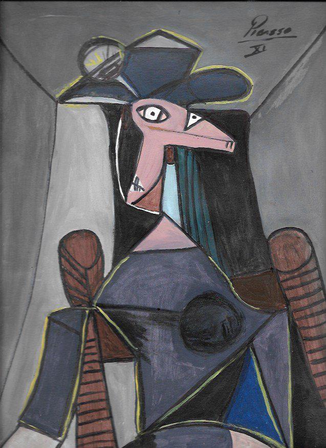 Pablo Picasso Style  NYC ART Painting (1 of 2)