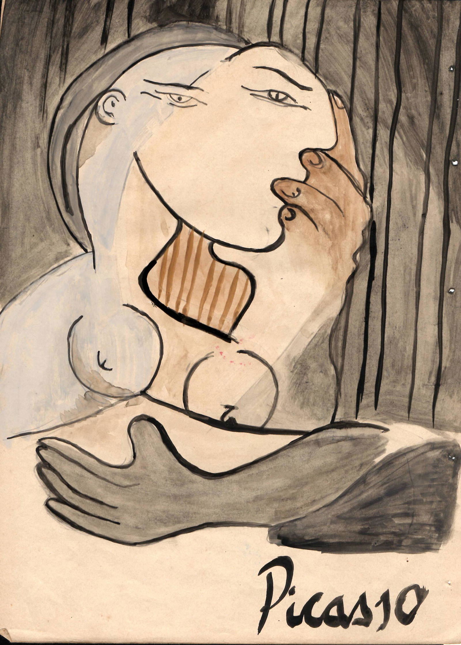 Pablo Picasso on Paper signed (1 of 2)