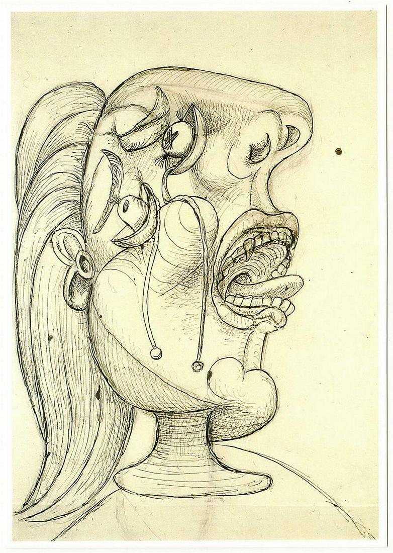 Pablo Picasso (1881-1973) postcard (1 of 1)