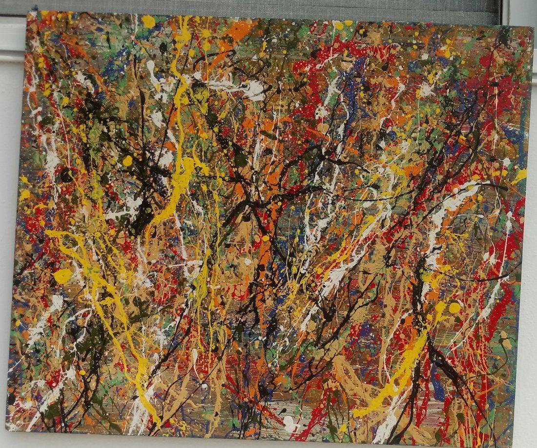 Abstract Expressionist American Jackson Pollock (1 of 5)