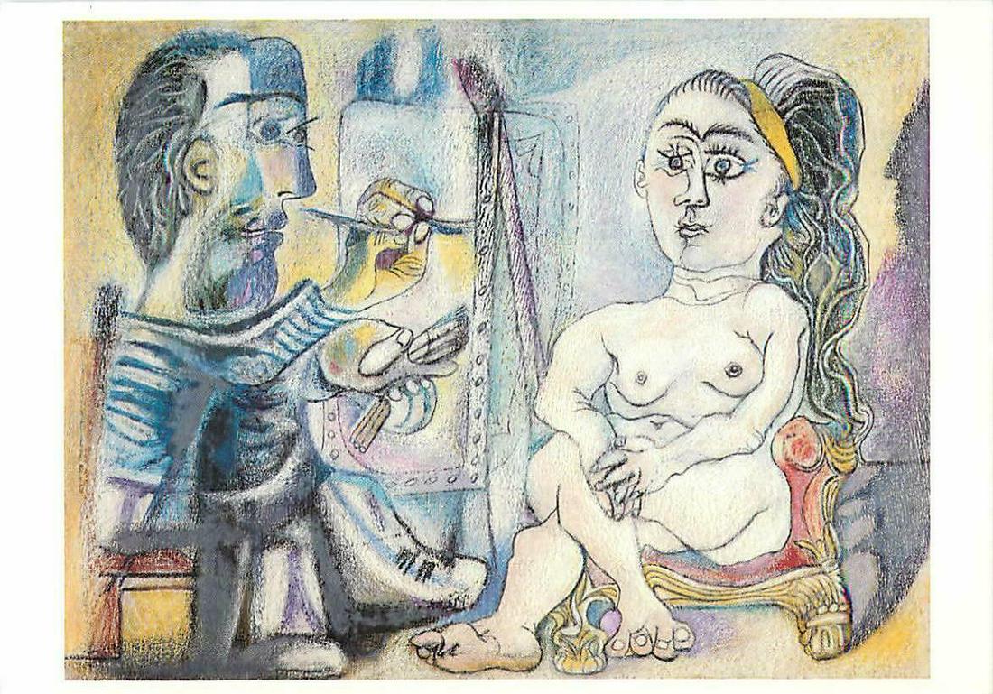 Pablo Picasso (1881-1973) postcard (1 of 1)
