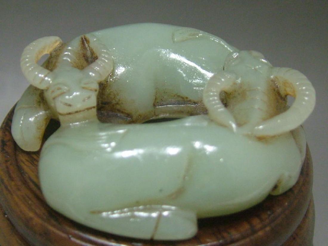 Antique Chinese Nephrite Celadon Jade Carved Sculpture (1 of 3)