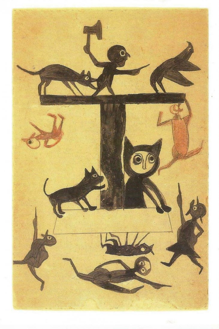 Bill Taylor Outsider Artist Postcard (1 of 1)