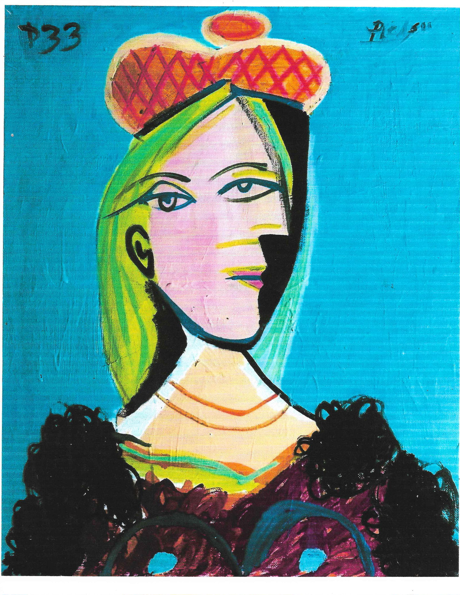 Pablo Picasso Style Art Print on Paper (1 of 1)