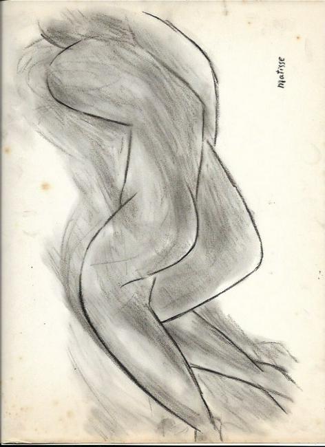 HENRI MATISSE Drawing on Paper Signed (1 of 2)