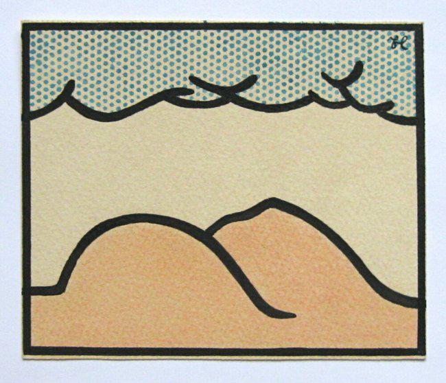 ROY LICHTENSTEIN DRAWING (1 of 2)