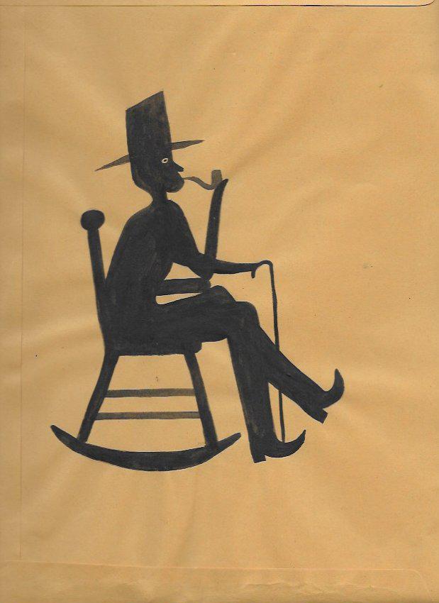 Bill Traylor Outsider Artist Drawing on Paper (1 of 1)