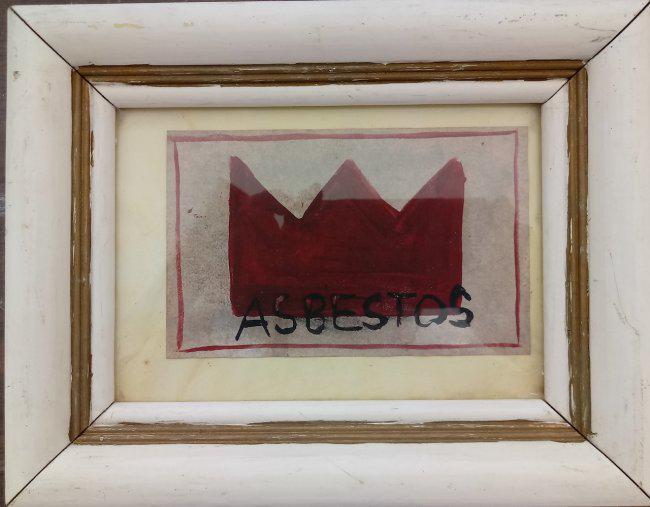 Jean Basquiat Mixed Media Postcard SAMO (1 of 2)